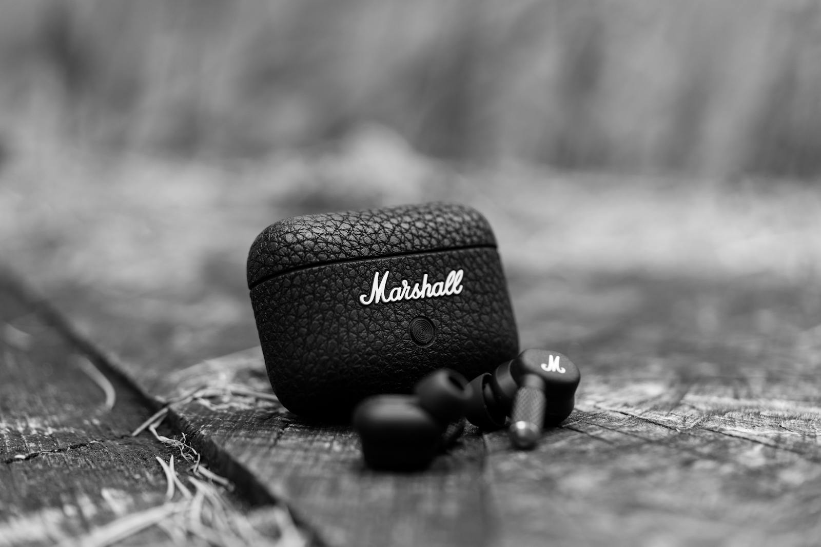 Real personal audio device presented like an album cover